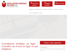 Tablet Screenshot of consultation-juridique-en-ligne.org